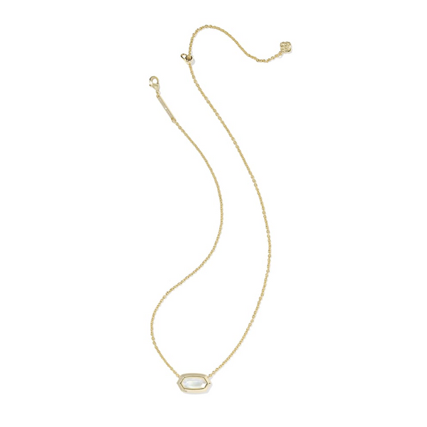 14Kt Gold Plated Ivory MOP Pendant Necklace Image 2 Dickinson Jewelers Dunkirk, MD