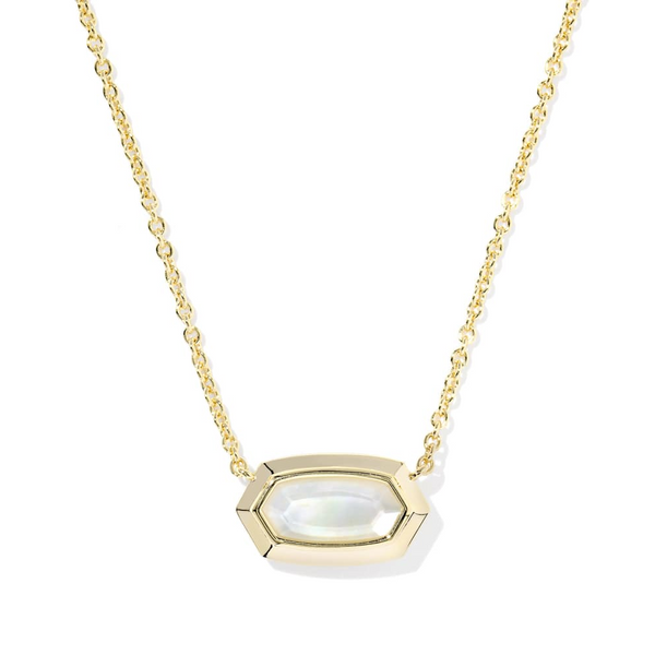 14Kt Gold Plated Ivory MOP Pendant Necklace Dickinson Jewelers Dunkirk, MD