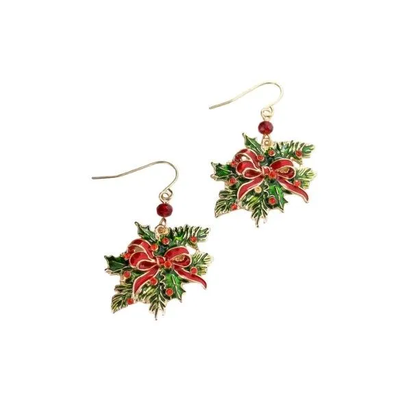 Goldtone Holly Bundle Dangle Earrings Dickinson Jewelers Dunkirk, MD