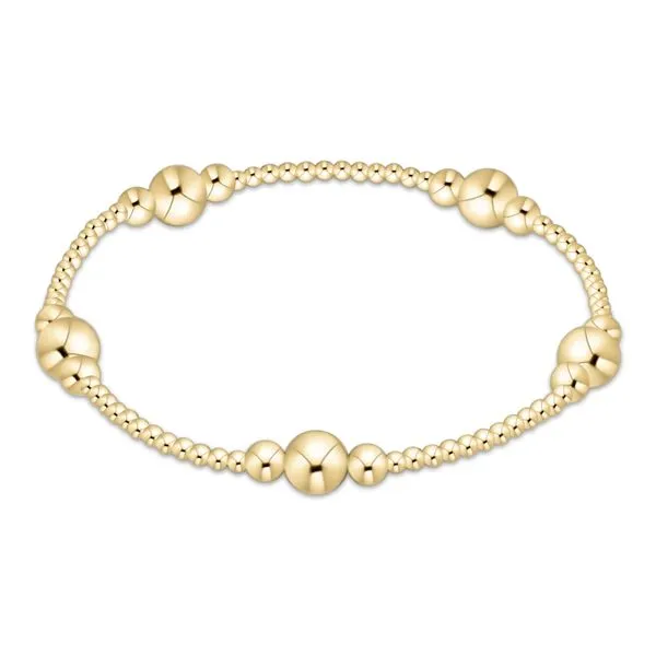 14k Gold Filled Beaded Stretch Bracelet Dickinson Jewelers Dunkirk, MD