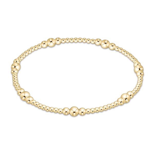 14k Gold Filled Beaded Stretch Bracelet Dickinson Jewelers Dunkirk, MD