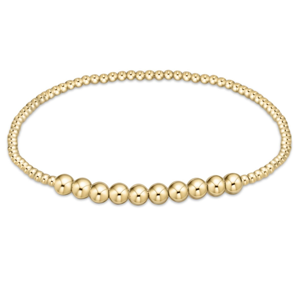 14k Gold Filled Beaded Stretch Bracelet Dickinson Jewelers Dunkirk, MD