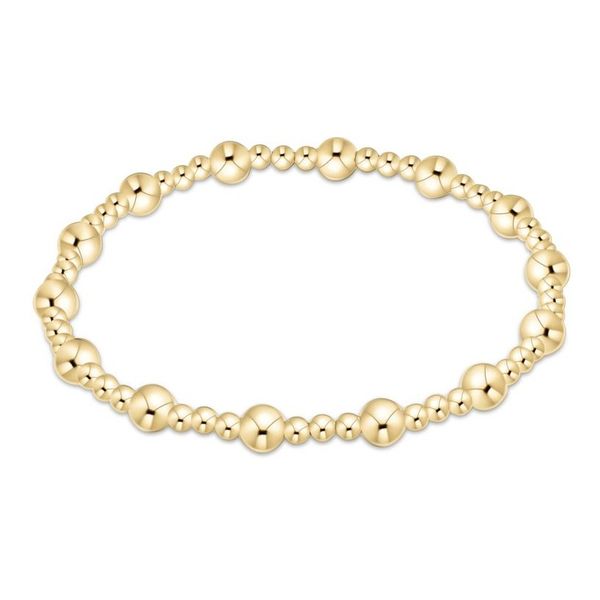 14k Gold Filled Beaded Stretch Bracelet Dickinson Jewelers Dunkirk, MD