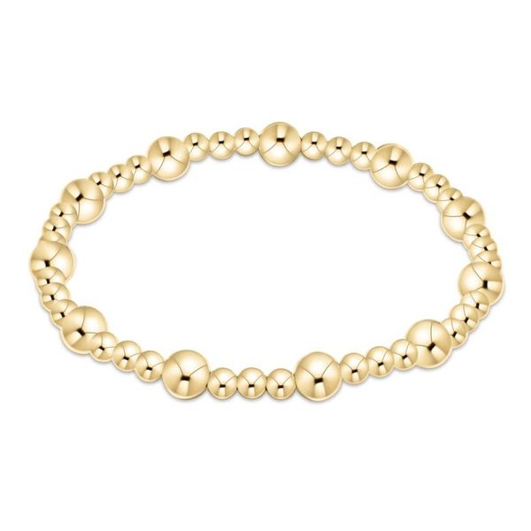 14k Gold Filled Beaded Stretch Bracelet Dickinson Jewelers Dunkirk, MD