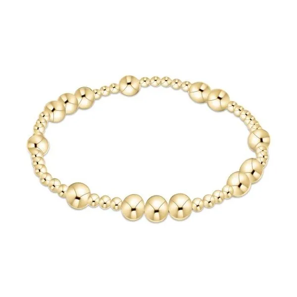 14k Gold Filled Beaded Stretch Bracelet Dickinson Jewelers Dunkirk, MD