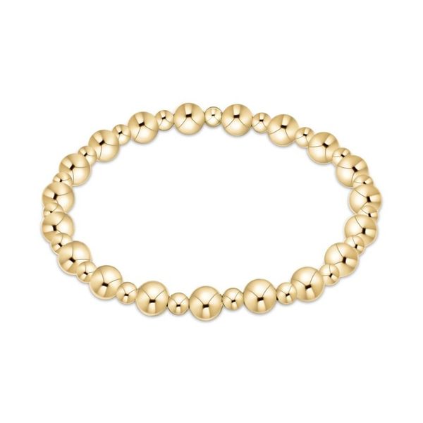 14k Gold Filled Beaded Stretch Bracelet Dickinson Jewelers Dunkirk, MD