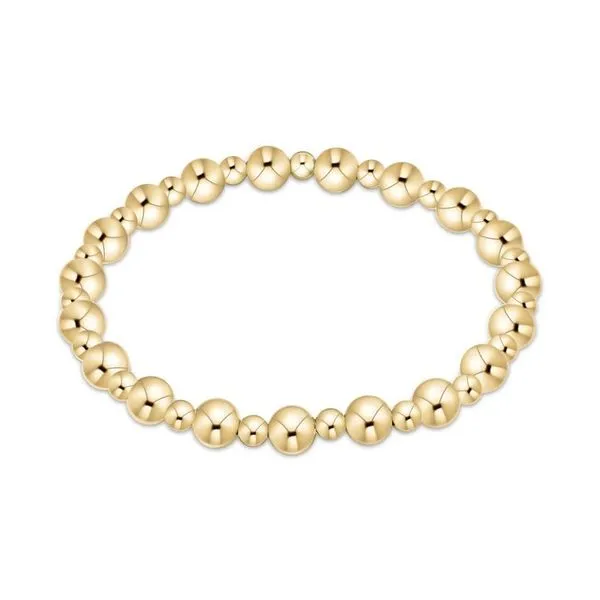 14k Gold Filled Beaded Stretch Bracelet Dickinson Jewelers Dunkirk, MD