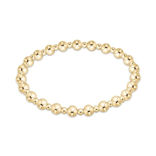 14k Gold Filled Beaded Stretch Bracelet Dickinson Jewelers Dunkirk, MD