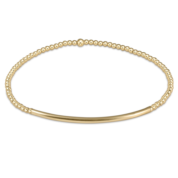 14k Gold Filled Bliss Bar Stretch Bracelet Dickinson Jewelers Dunkirk, MD