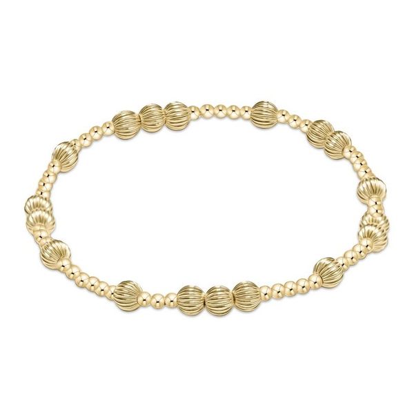 14k Gold Filled 5mm Beaded Stretch Bracelet Dickinson Jewelers Dunkirk, MD