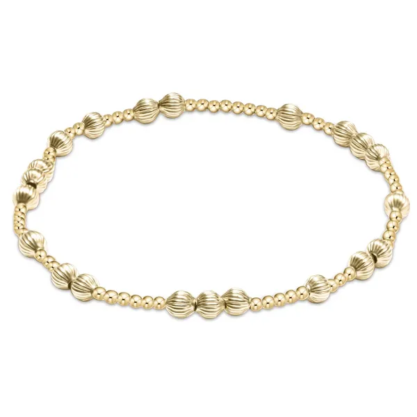 14k Gold Filled Hope Unwritten Dignity Beaded Stretch Bracelet Dickinson Jewelers Dunkirk, MD