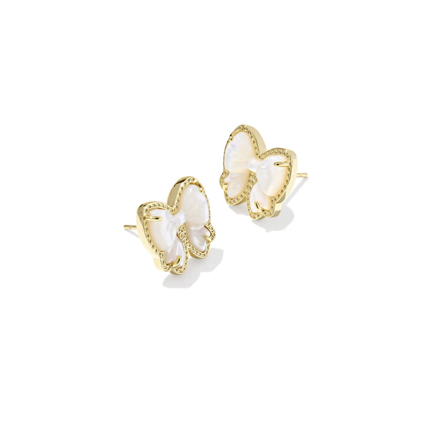 14k Gold Plated Bow Stud Earrings Dickinson Jewelers Dunkirk, MD