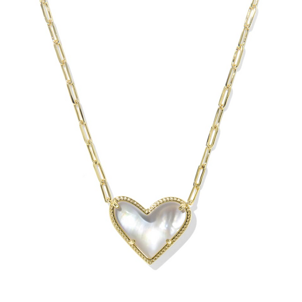14k Gold Plated Ari Heart Pendant Necklace Dickinson Jewelers Dunkirk, MD