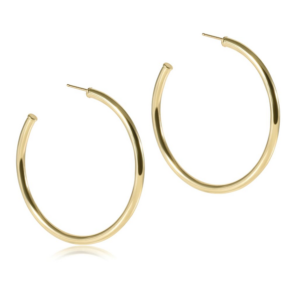 14k Gold Filled Smooth Round Hoop Earrings Dickinson Jewelers Dunkirk, MD