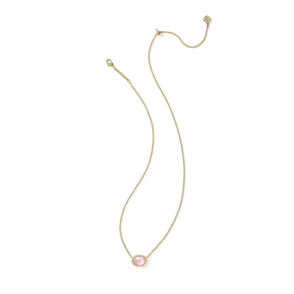 14k Gold Plated Pendant Necklace in Light Pink MOP Image 2 Dickinson Jewelers Dunkirk, MD