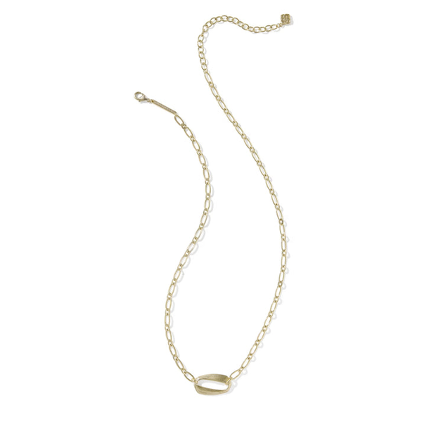 14k Gold Plated Kira Short Pendant Necklace Image 2 Dickinson Jewelers Dunkirk, MD