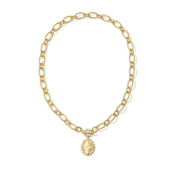 14k Gold Plated Mama Link Chain Necklace Image 2 Dickinson Jewelers Dunkirk, MD