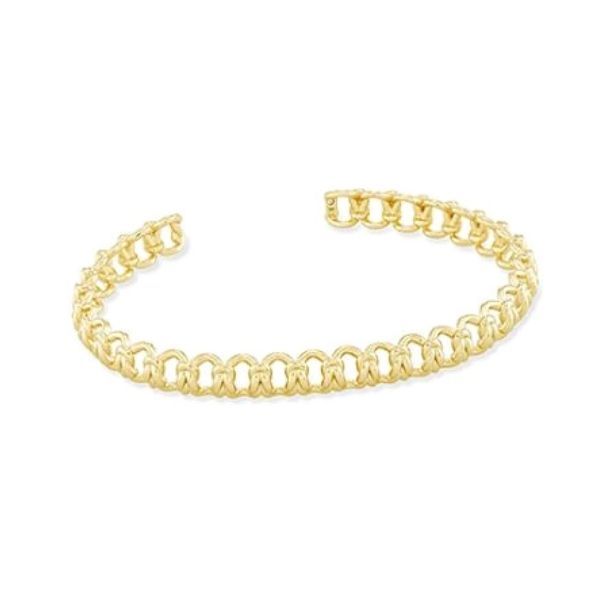 Kendra Scott Fallyn Small Cuff Bracelet In Gold Dickinson Jewelers Dunkirk, MD