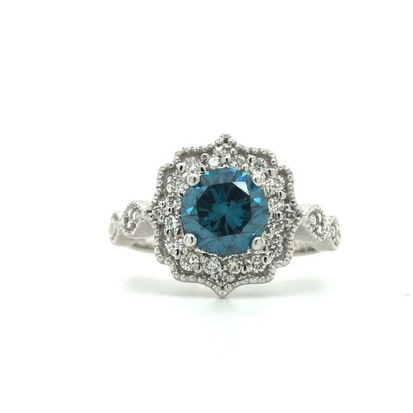 Blue Diamond Ring Diedrich Jewelers Ripon, WI