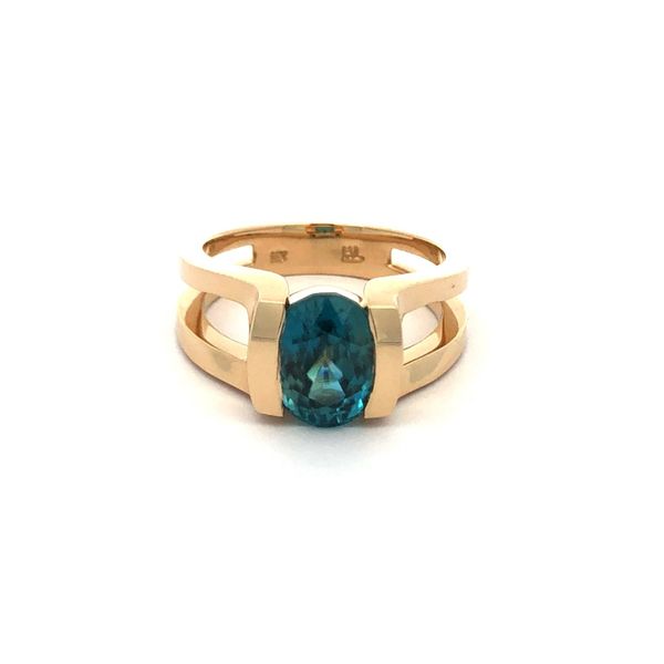Custom Blue Zircon Fashion Ring Diedrich Jewelers Ripon, WI