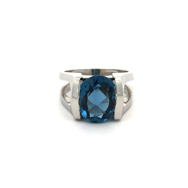 Custom London Blue Topaz Ring Diedrich Jewelers Ripon, WI