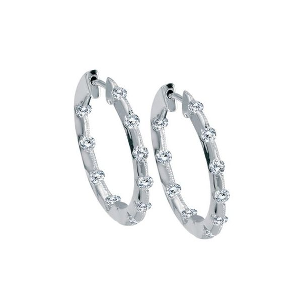 Diamond Hoop Earrings Diedrich Jewelers Ripon, WI