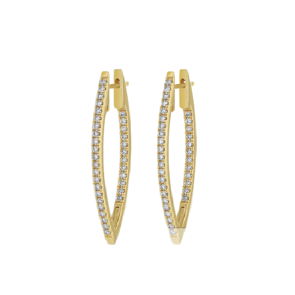 Diamond Hoop Earrings Diedrich Jewelers Ripon, WI