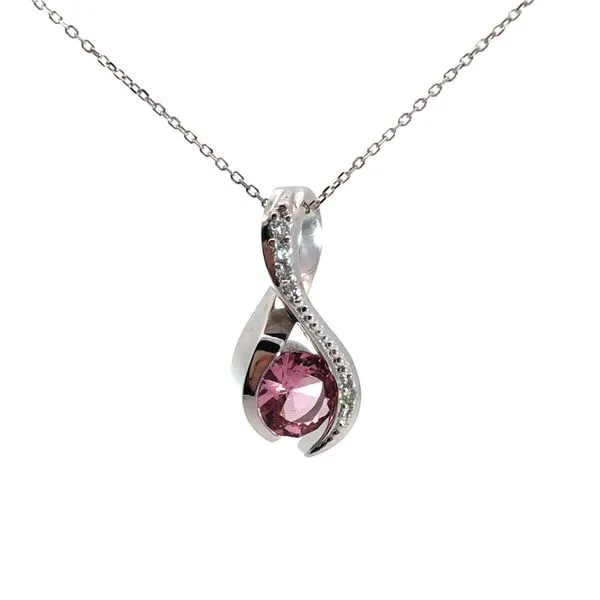 Custom Pink Spinel Pendant Diedrich Jewelers Ripon, WI