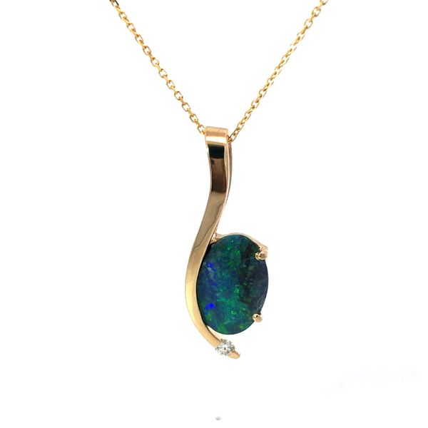 Custom Opal Pendant Diedrich Jewelers Ripon, WI
