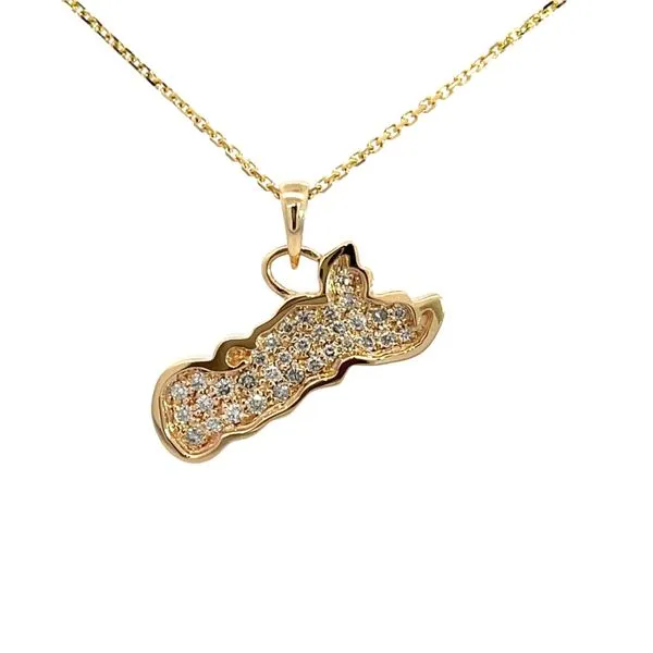 Diamond Green Lake Pendant Diedrich Jewelers Ripon, WI