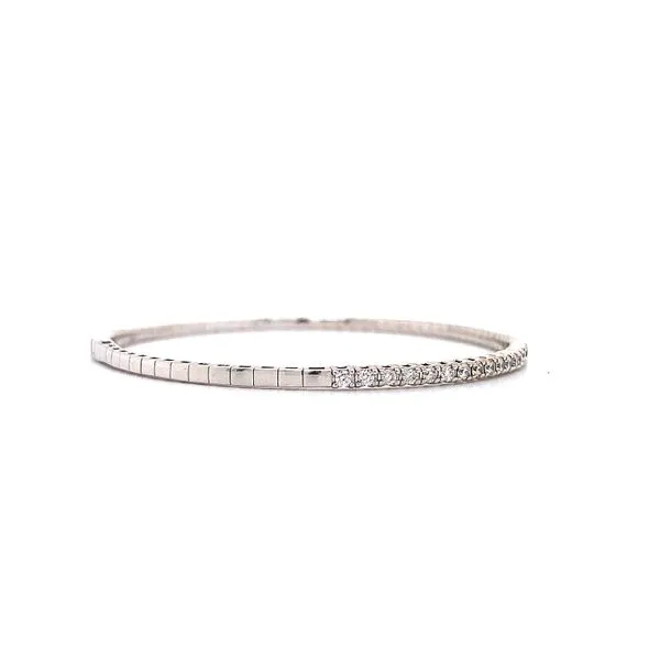 Diamond Flex Bangle Bracelet Image 2 Diedrich Jewelers Ripon, WI