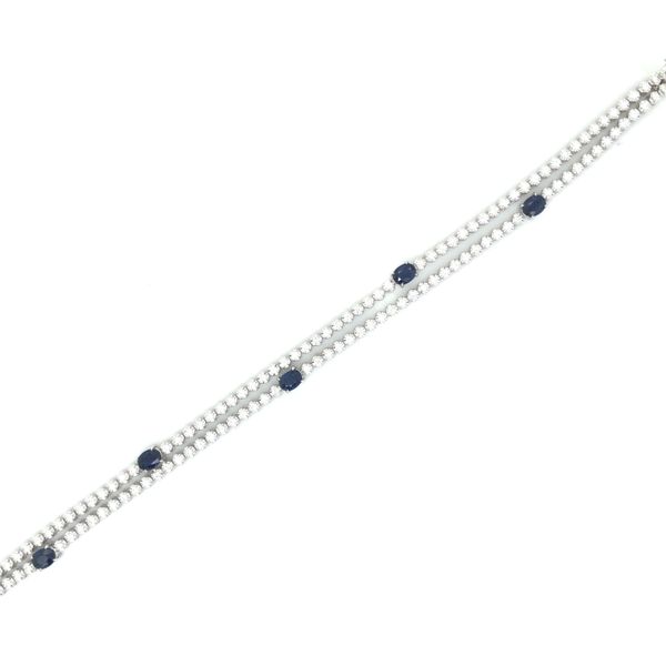 Diamond and Sapphire Bracelet Diedrich Jewelers Ripon, WI