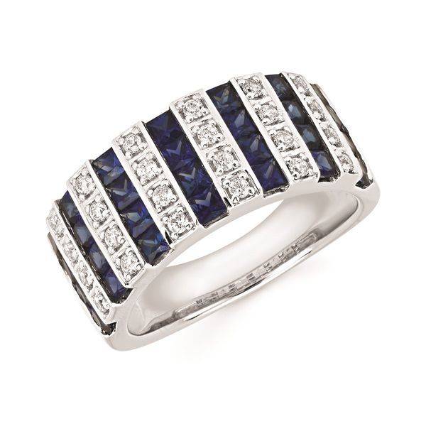 Sapphire and Diamond Ring Diedrich Jewelers Ripon, WI