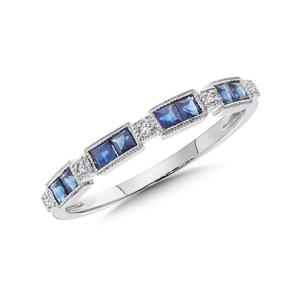 Sapphire and Diamond Ring Diedrich Jewelers Ripon, WI