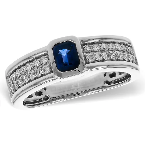 Sapphire and Diamond Ring