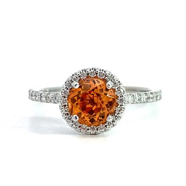 Garnet and Diamond Ring Diedrich Jewelers Ripon, WI