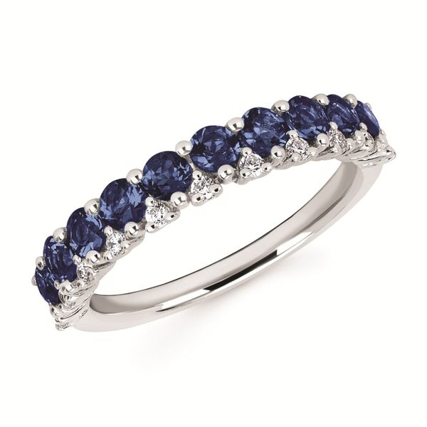Sapphire and Diamond Ring Diedrich Jewelers Ripon, WI