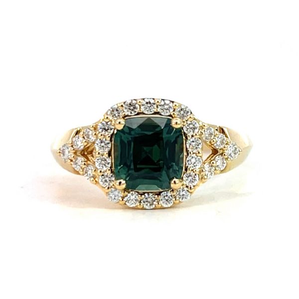Green Sapphire Ring Diedrich Jewelers Ripon, WI