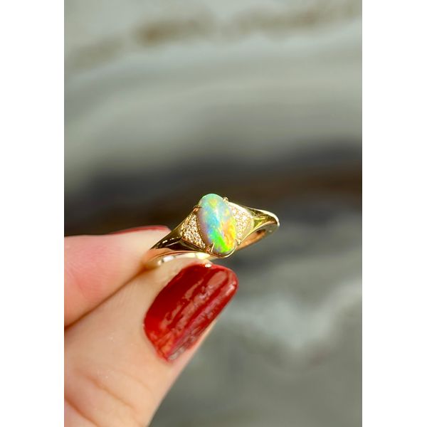 Opal Ring Image 3 Diedrich Jewelers Ripon, WI