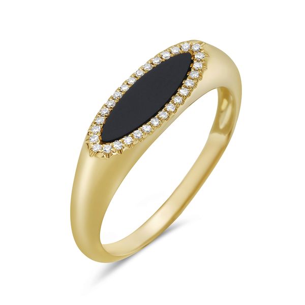 Onyx and Diamond Ring Diedrich Jewelers Ripon, WI