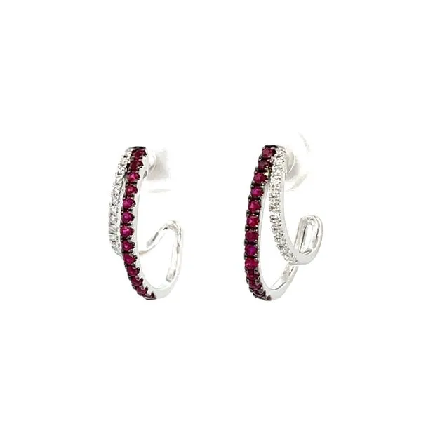 Ruby and Diamond Earrings similar item image
