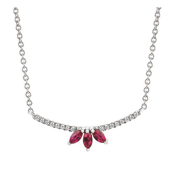 Ruby and Diamond Pendant Diedrich Jewelers Ripon, WI