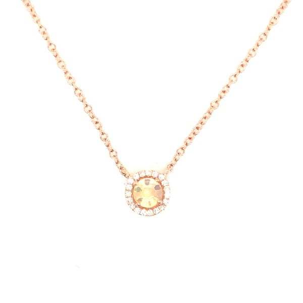 Opal & Diamond Pendant Diedrich Jewelers Ripon, WI