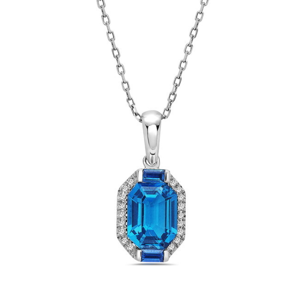 London Blue Topaz Pendant Diedrich Jewelers Ripon, WI