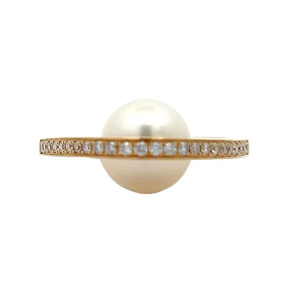 Pearl and Diamond Ring Diedrich Jewelers Ripon, WI