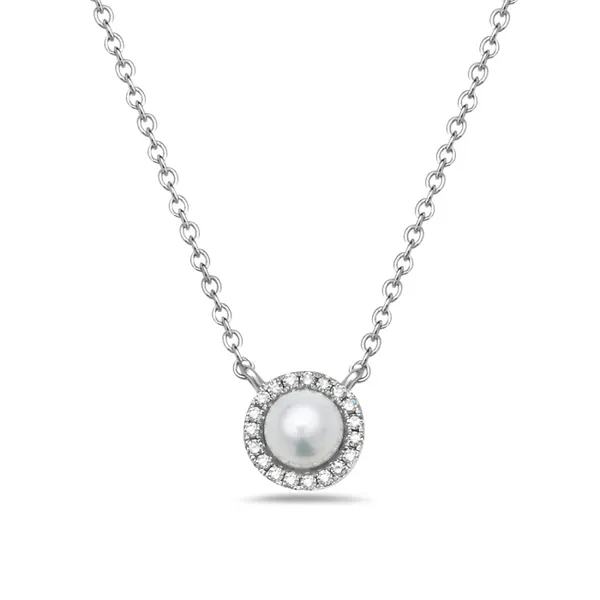Pearl and Diamond Pendant