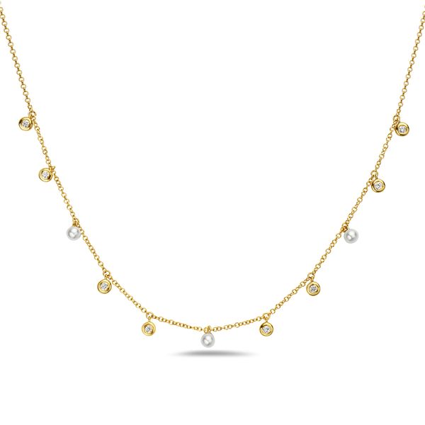 Pearl and Diamond Necklace Diedrich Jewelers Ripon, WI