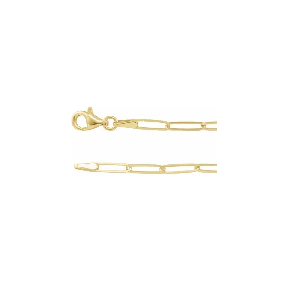 14kt Gold Paper Clip Image 2 Diedrich Jewelers Ripon, WI