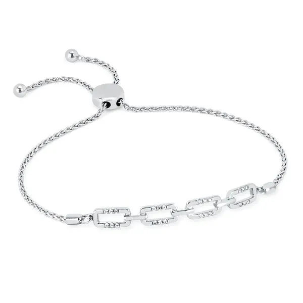 Sterling Silver and Diamond Bracelet Diedrich Jewelers Ripon, WI