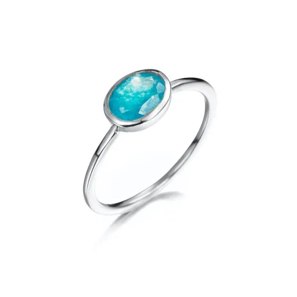 Sterling Silver Apatite Ring